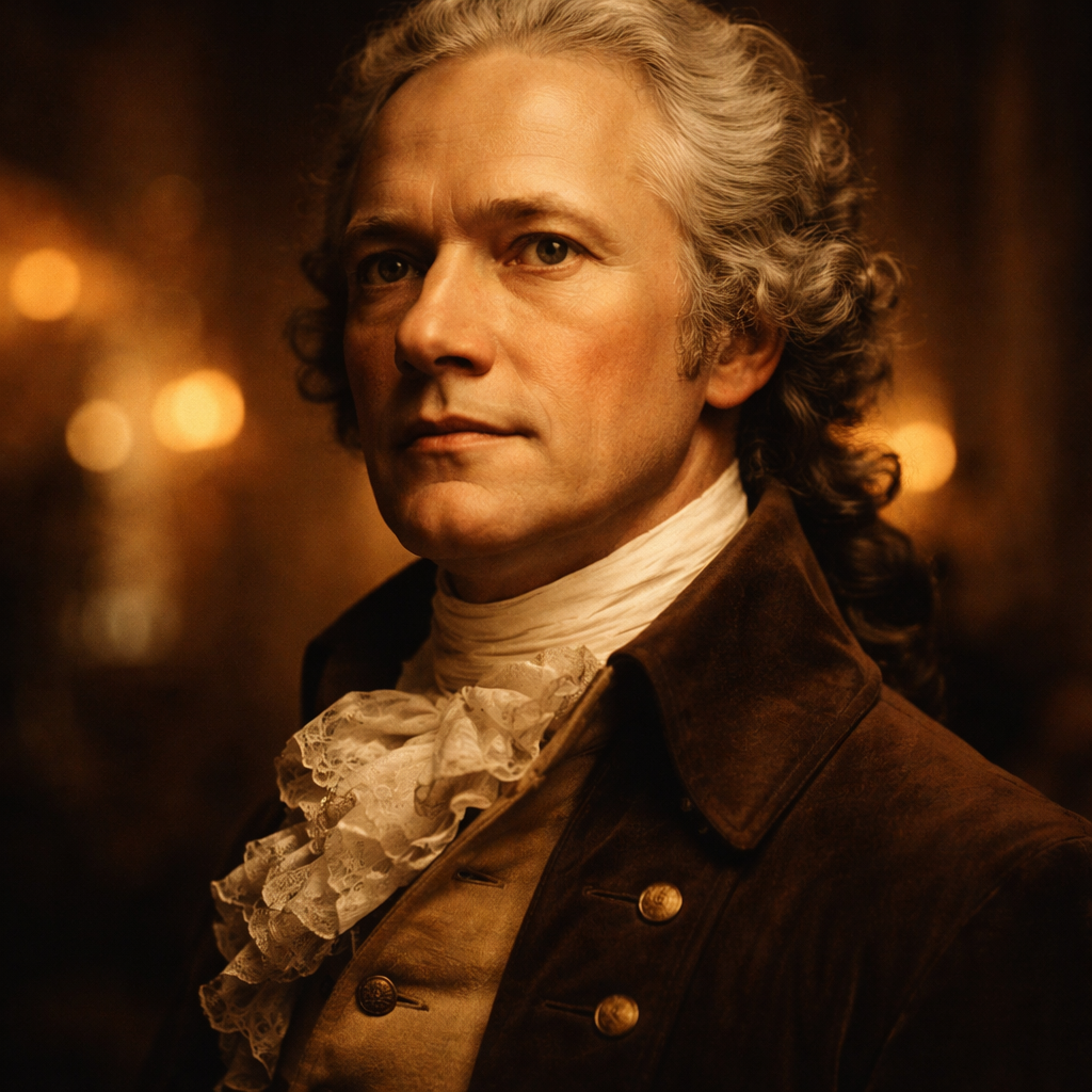 Aaron Burr challenged him to a duel because Hamilton had called him 'a dangerous man' at a dinner party. They met at Weehawken, New Jersey, on July 11, 1804. Hamilton had already decided not to fire. He told people this beforehand. Whether he fired into the air or simply missed doesn't matter — Burr's shot hit him above the right hip, and Hamilton died the next afternoon. He was 49. The man who had invented America's financial system from nothing, designed the national bank, written 51 of the 85 Federalist Papers, died over an insult at a dinner party.