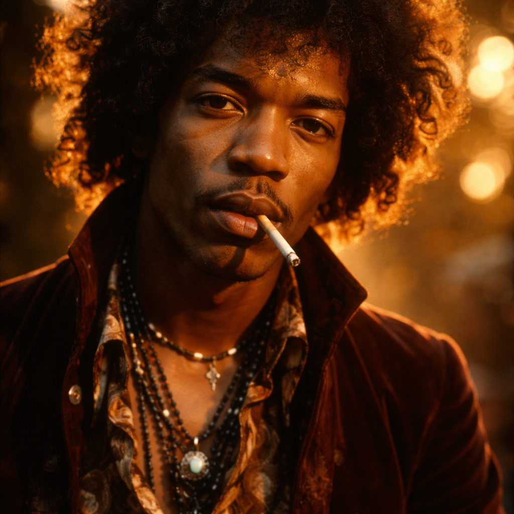 Jimi Hendrix died in London on September 18, 1970, 27 years old, from asphyxiation after taking a sleeping pill in a girlfriend's apartment. He'd been awake for three days. He died the same year Janis Joplin and Jim Morrison died, all three at 27, all three of drug-related causes, which created the '27 Club' mythology. He'd been playing guitar for eight years. In those eight years he'd changed what the electric guitar could do, using feedback and distortion and the whammy bar as compositional tools rather than accidents. He learned by listening to records at 78 rpm because that was the speed at which the machine ran. He didn't read music. He recorded 'Purple Haze,' 'All Along the Watchtower,' and 'The Wind Cries Mary' within his first year of fame. He had four more years after that.
