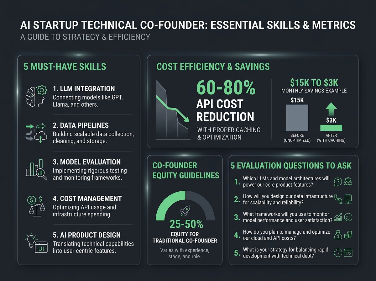 Technical Co-Founder for AI Startup: What to Look For (2026)