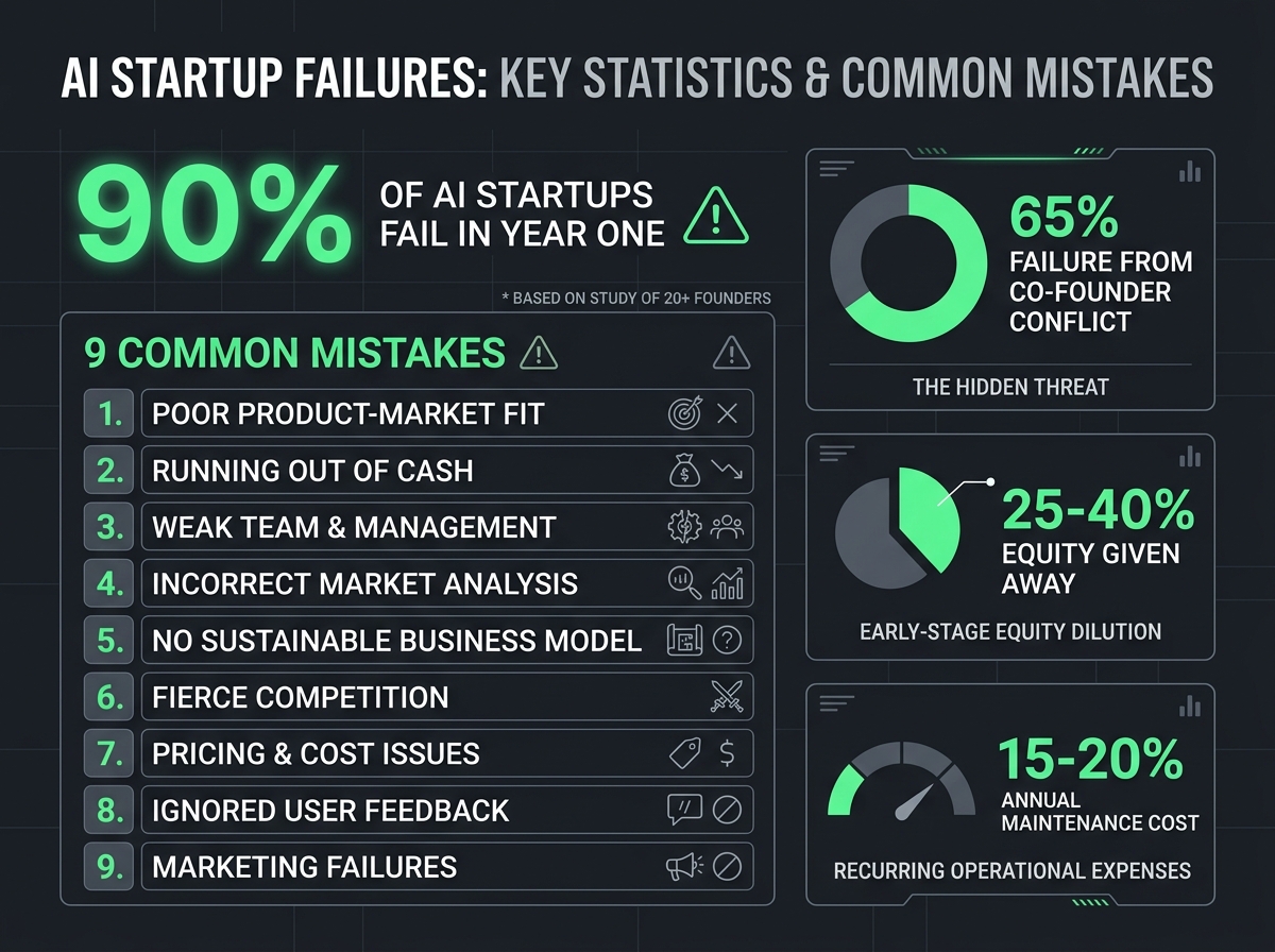 9 AI Startup Mistakes Founders Make (And How to Avoid Them)
