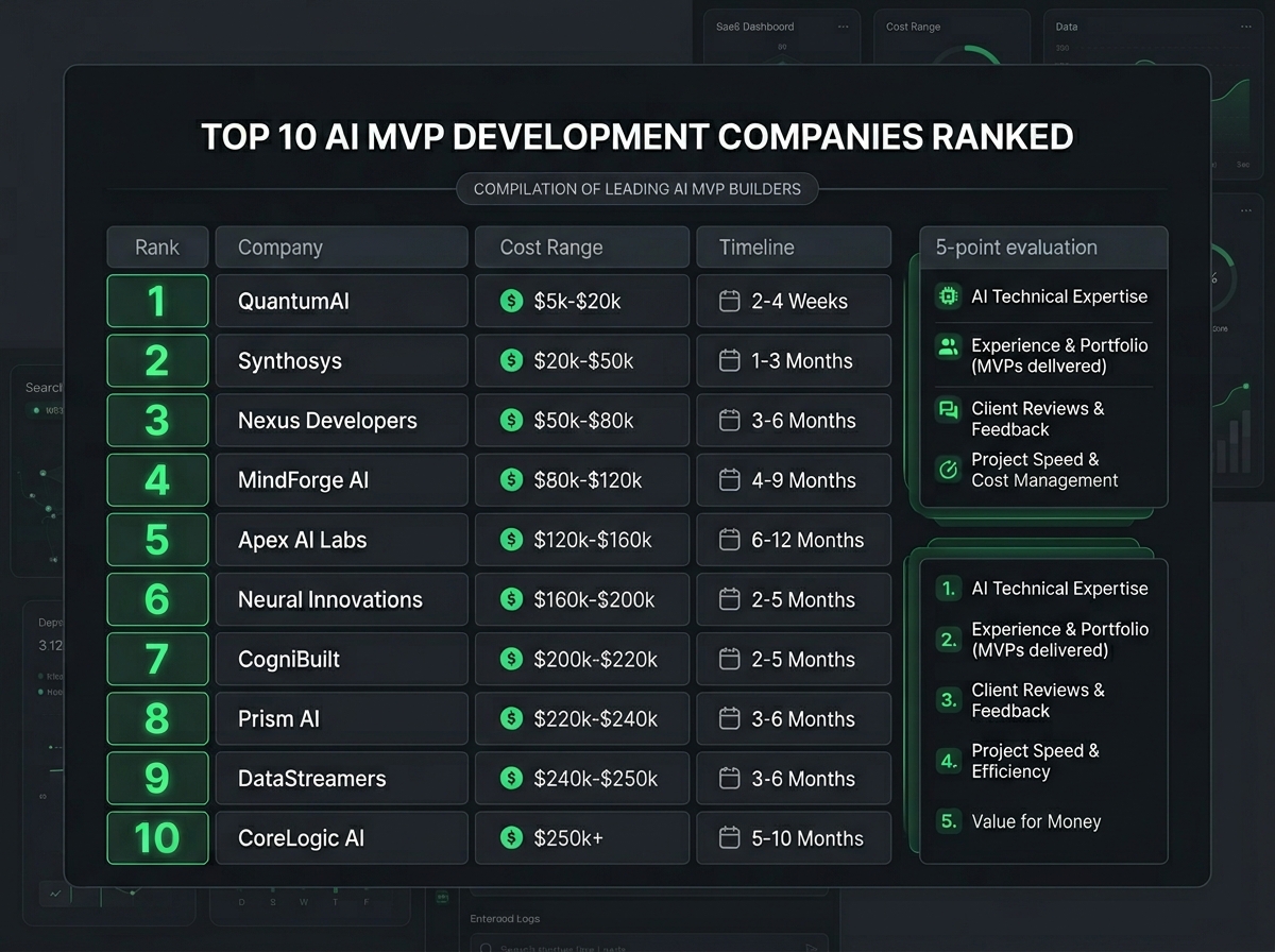 10 Best AI MVP Development Companies (2026)